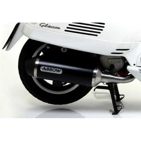 Układ Wydechowy ARROW PIAGGIO VESPA GTS 125 / 300 I.E. 2008/2016 URBAN ALUMINIUM DARK