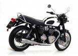 Układ Wydechowy ARROW TRIUMPH BONNEVILLE T120 2016/2019 DOUBLE PRO-RACING STAL NICHROM DARK