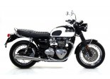 Układ Wydechowy ARROW TRIUMPH BONNEVILLE T120 2016/2019 DOUBLE PRO-RACING STAL NICHROM DARK