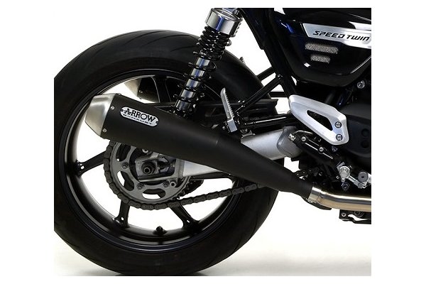 Układ Wydechowy ARROW TRIUMPH SPEED TWIN 1200 2019/2020 DOUBLE PRO-RACING STAL NICHROM DARK