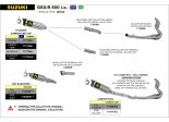 Układ Wydechowy ARROW SUZUKI GSX-R 600/750 I.E. 2011/2016 LINK PIPE STAL