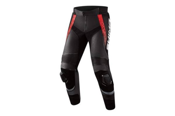 Spodnie Skórzane 2PC SHIMA STR 2 Black/Red