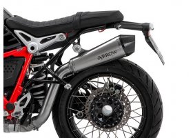 Układ Wydechowy ARROW BMW R NINE T SCRAMBLER 2021/2022 X-KONE STAL NICHROM DARK