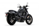 Układ Wydechowy ARROW HONDA CMX 1100 REBEL 2021/2022 REBEL STAL NICHROM DARK