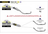 Układ Wydechowy ARROW YAMAHA TMAX 560 2020/2021 INDY RACE TYTAN DARK