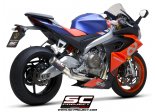 Układ wydechowy SC-PROJECT CR-T KARBON FULL SYSTEM APRILIA RS 660 2020 - 2022