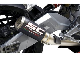 Układ wydechowy SC-PROJECT CR-T KARBON FULL SYSTEM APRILIA RS 660 2020 - 2022