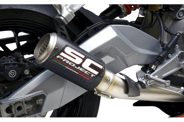 Układ wydechowy SC-PROJECT CR-T KARBON FULL SYSTEM APRILIA RS 660 2020 - 2022