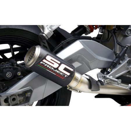 Układ wydechowy SC-PROJECT CR-T KARBON FULL SYSTEM APRILIA RS 660 2020 - 2022