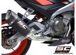 Układ wydechowy SC-PROJECT SC1-R KARBON FULL SYSTEM APRILIA TUONO 660 2021-2022