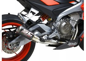 Układ wydechowy SC-PROJECT CR-T KARBON FULL SYSTEM APRILIA TUONO 660 2021-2022