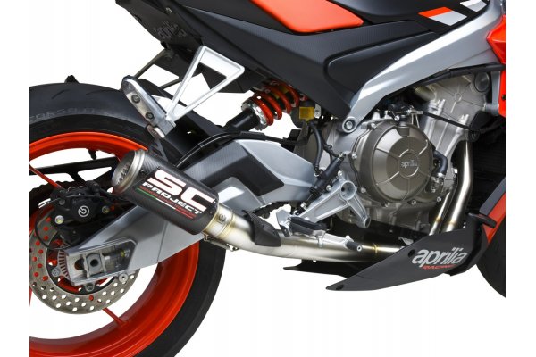 Układ wydechowy SC-PROJECT CR-T KARBON FULL SYSTEM APRILIA TUONO 660 2021-2022