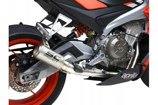 Układ wydechowy SC-PROJECT CR-T TYTAN FULL SYSTEM APRILIA TUONO 660 2021-2022