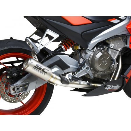 Układ wydechowy SC-PROJECT CR-T TYTAN FULL SYSTEM APRILIA TUONO 660 2021-2022