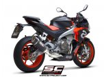 Układ wydechowy SC-PROJECT SC1-R KARBON FULL SYSTEM APRILIA TUONO 660 2021-2022