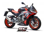 Układ wydechowy SC-PROJECT SC1-R TYTAN FULL SYSTEM APRILIA TUONO 660 2021-2022