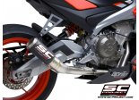 Układ wydechowy SC-PROJECT CR-T KARBON FULL SYSTEM APRILIA TUONO 660 2021-2022