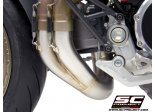 Układ wydechowy SC-PROJECT DE-CAT LINK PIPE STAL DUCATI HYPERMOTARD 950 / RVE / SP 2019 - 2021