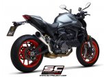 Układ wydechowy SC-PROJECT S1 TYTAN SLIP-ON DUCATI MONSTER 937 2021-2022