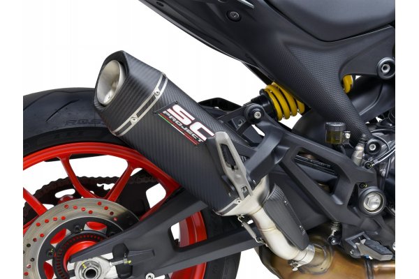 Układ wydechowy SC-PROJECT SC1-S KARBON SLIP-ON DUCATI MONSTER 937 2021-2022