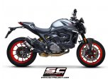 Układ wydechowy SC-PROJECT CR-T TWIN KARBON SLIP-ON DUCATI MONSTER 937 2021-2022