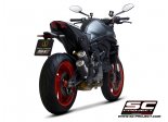 Układ wydechowy SC-PROJECT CR-T TWIN KARBON SLIP-ON DUCATI MONSTER 937 2021-2022