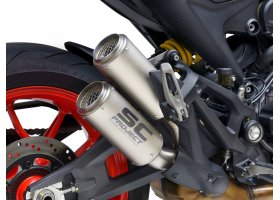 Układ wydechowy SC-PROJECT CR-T TWIN TYTAN SLIP-ON DUCATI MONSTER 937 2021-2022