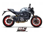 Układ wydechowy SC-PROJECT CR-T TWIN TYTAN SLIP-ON DUCATI MONSTER 937 2021-2022