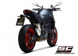 Układ wydechowy SC-PROJECT CR-T TWIN TYTAN SLIP-ON DUCATI MONSTER 937 2021-2022