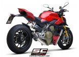 Układ wydechowy SC-PROJECT CR-T M2 KARBON 2-1 DUCATI STREETFIGHTER V4 2021-2022