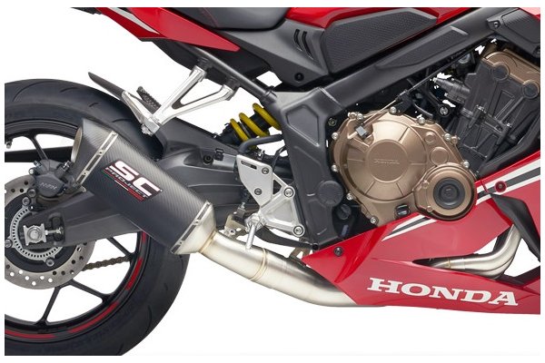 Układ wydechowy SC-PROJECT SC1-S KARBON FULL SYSTEM HONDA CBR650R 2021-2022