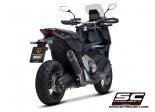 Układ wydechowy SC-PROJECT OVAL KARBON SLIP-ON HONDA X-ADV 750 2021-2022