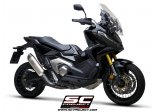 Układ wydechowy SC-PROJECT OVAL TYTAN SLIP-ON HONDA X-ADV 750 2021-2022