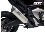 Układ wydechowy SC-PROJECT OVAL TYTAN SLIP-ON HONDA X-ADV 750 2021-2022