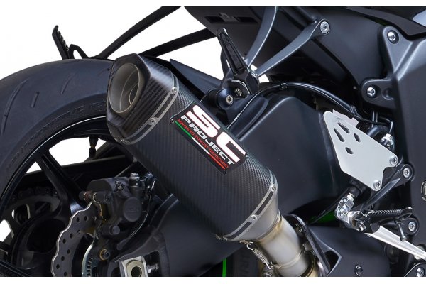 Układ wydechowy SC-PROJECT SC1-S KARBON SLIP-ON KAWASAKI NINJA ZX-6R 636 2019 - 2021