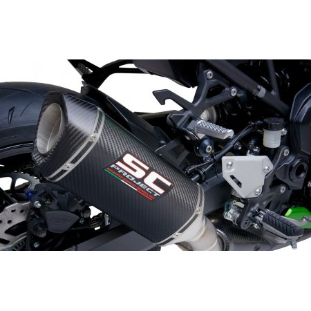 Układ wydechowy SC-PROJECT SC1-S KARBON SLIP-ON KAWASAKI Z 900 2020-2022