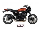 Układ wydechowy SC-PROJECT CONIC 70'S STAL CZARNY SLIP-ON KAWASAKI Z 900 RS 2021 - 2022