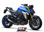 Układ wydechowy SC-PROJECT CR-T MESH KARBON SLIP-ON SUZUKI GSX-S 1000 2021-2022