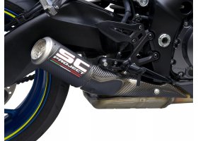 Układ wydechowy SC-PROJECT CR-T MESH KARBON SLIP-ON SUZUKI GSX-S 1000 2021-2022