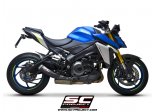 Układ wydechowy SC-PROJECT CR-T MESH KARBON SLIP-ON SUZUKI GSX-S 1000 2021-2022