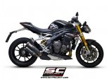 Układ wydechowy SC-PROJECT CR-T TWIN KARBON SLIP-ON TRIUMPH SPEED TRIPLE 1200 RS / RR 2021-2022