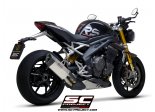 Układ wydechowy SC-PROJECT SC1-R GT TYTAN SLIP-ON TRIUMPH SPEED TRIPLE 1200 RS / RR 2021-2022