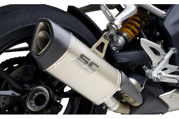 Układ wydechowy SC-PROJECT SC1-R GT TYTAN SLIP-ON TRIUMPH SPEED TRIPLE 1200 RS / RR 2021-2022