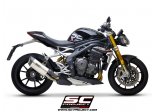 Układ wydechowy SC-PROJECT SC1-R GT TYTAN SLIP-ON TRIUMPH SPEED TRIPLE 1200 RS / RR 2021-2022