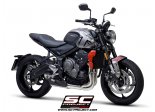 Układ wydechowy SC-PROJECT STR-1 STAL FULL SYSTEM TRIUMPH TRIDENT 660 2021-2022