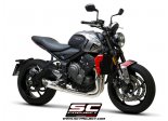 Układ wydechowy SC-PROJECT S1 TYTAN FULL SYSTEM TRIUMPH TRIDENT 660 2021-2022